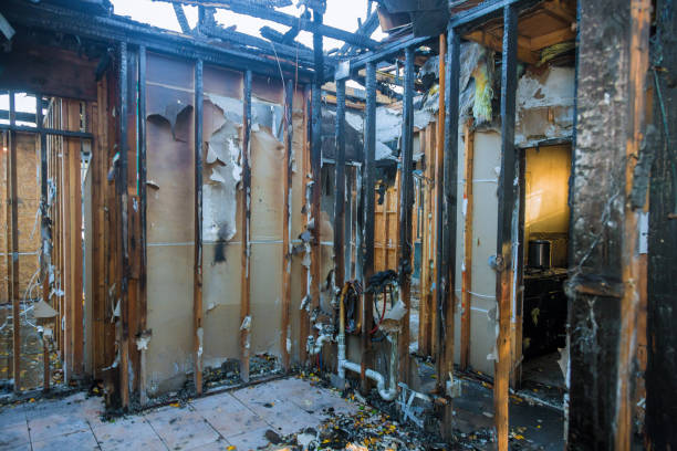 Professional Smoke Damage Restoration technician working in Lumberville, PA